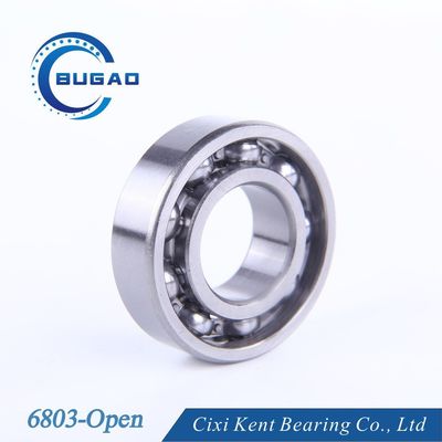 Rodamiento de acero de tamaño estándar Rodamiento de bola 6803 para motor de aire acondicionado 17*26*5mm