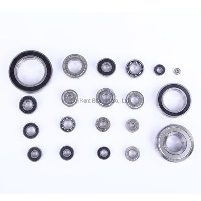 Rodamientos de bolas de ranura profunda de fila única de la serie 6000 6200 para piezas de motocicletas